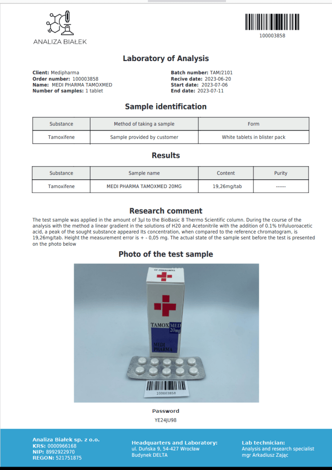 TAMOXMED 20