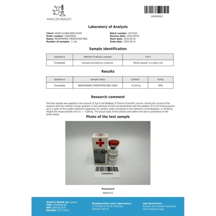 TIRZEPATIDE 10MG (MOUNJORRO 10MG)